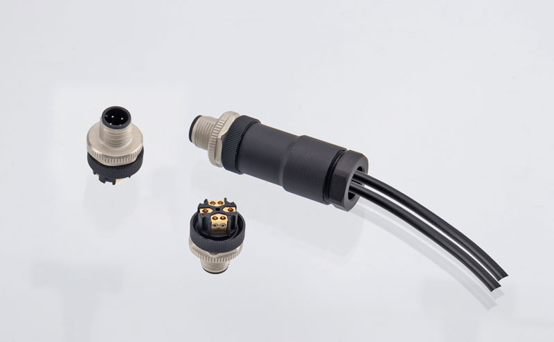 CAZN | M12 Double Entry Assembled Connector