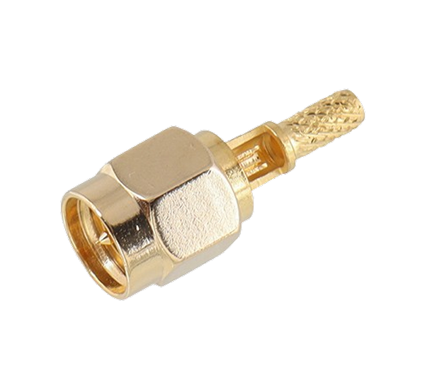 SMA (female) board rear curved socket, suitable for cable: RG316 RG174 LMR100, frequency: DC0-6GHz