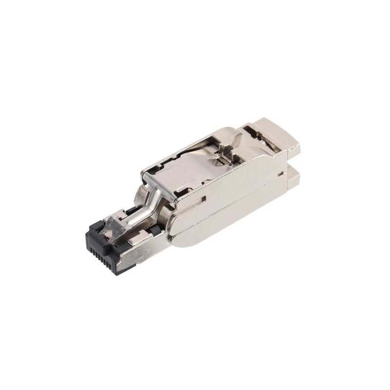 Assembled RJ45 integrated 8P CAT5 metal tool free