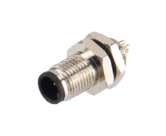 M5 Male Front Mount Socket ( Solder, Screw M5*0.5 )Linda核对1