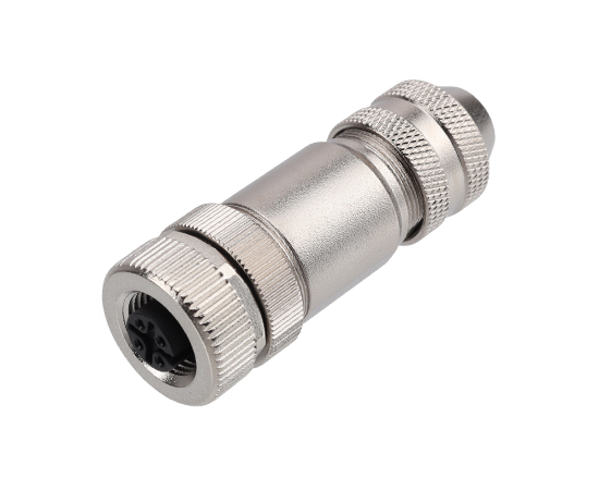 M12 Straight Female Metal Assembled Plug (Screw)Lisa核对1