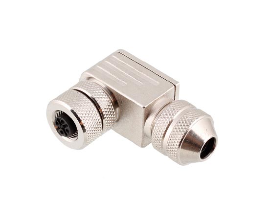 M12 Angled Female Metal Assembled Plug (Screw)Lisa核对3