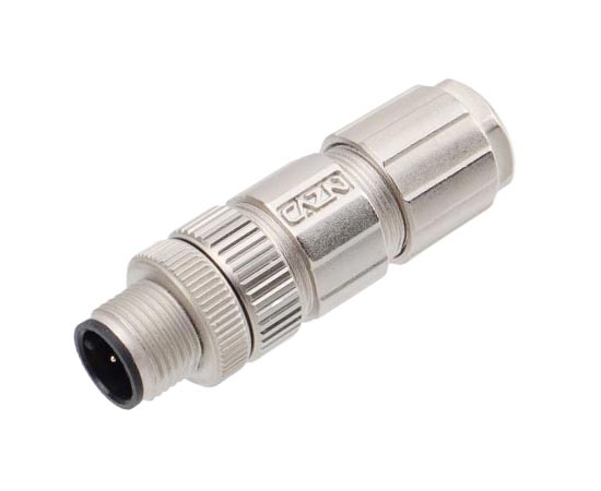 M12 Straight Male Metal Assembled Plug (Solder)