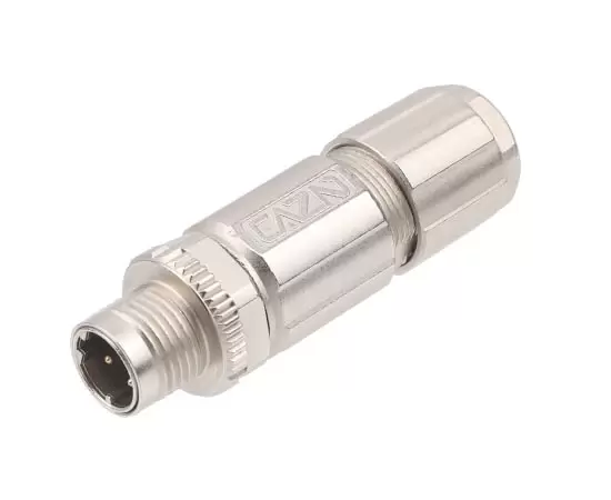 M12 Straight Male Metal Assembled Plug (Data type,Crimp)