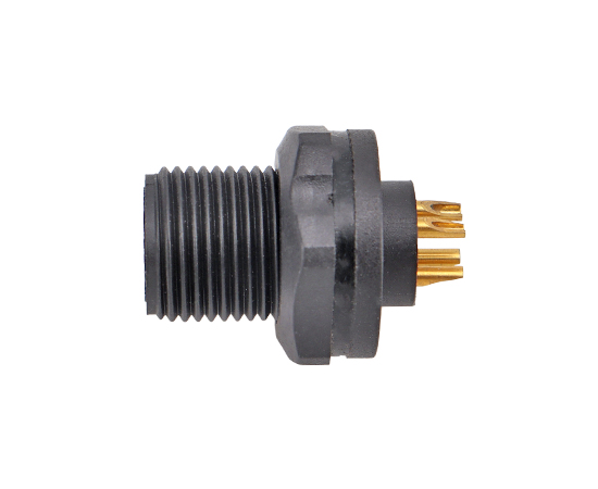 E7 Male Back Mount Solder Receptacle(Threaded)