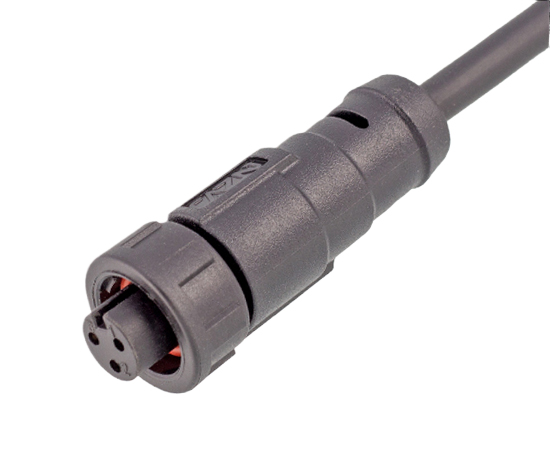 E7 Straight Female Overmolded Plug(Bayonet)