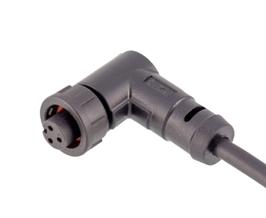 E7 Right Angle Female Overmolded Plug(Bayonet)