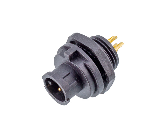 E7 Male Front Mount Solder Receptacle(Bayonet)