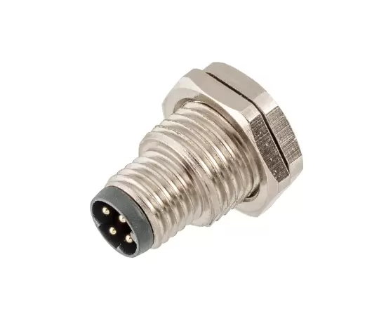 M8 Male Back Mount Socket(Solder, Screw M11*11)