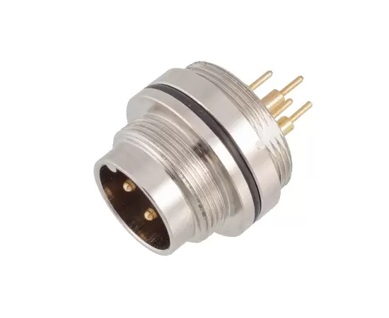 M16 Male Front Mount Socket (PCB, Screw M18*0.75)