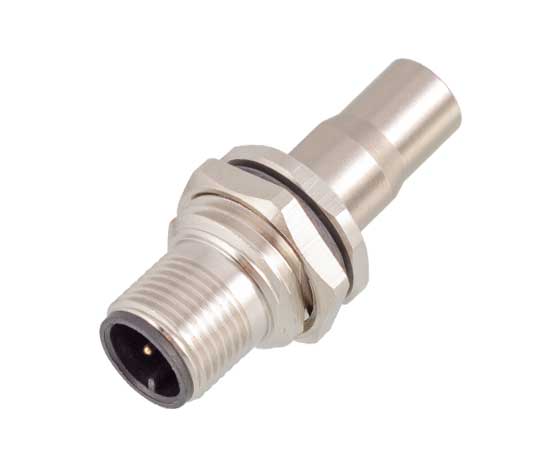 M12 Male Back Mount Socket Solder Screw M16*1.5/PG9 Shielded Lisa核对48