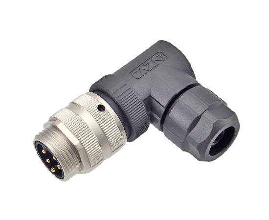 7/8 Angled Male Plastic Assembled Plug ( Screw )