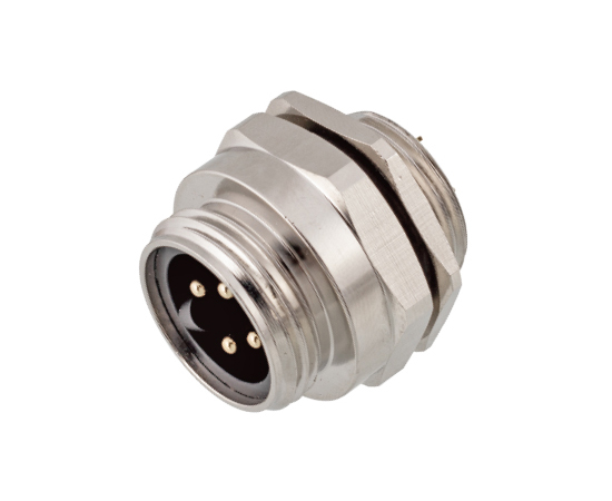 7/8 Male Front Mount Socket ( Solder, Screw PG13.5 )