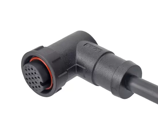 E16 Right angle Female Overmolded Plug(Bayonet)