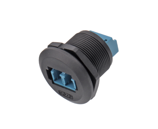 EP-FDDI Single-mode Double-core Front Mount Receptacle(Threaded)