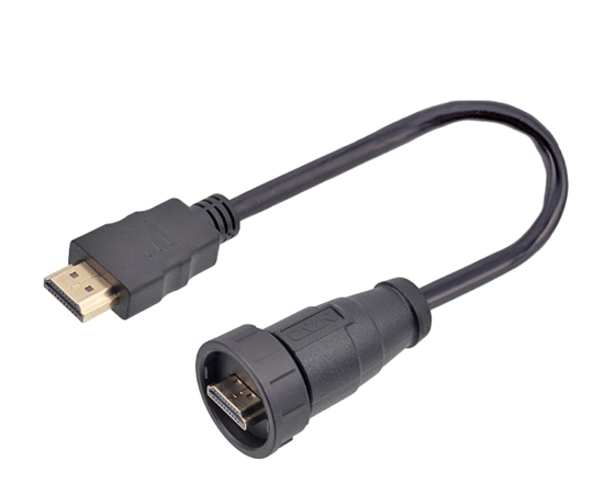 HDMI Straight Male to Straight.Male Cable plug(Bayonet)