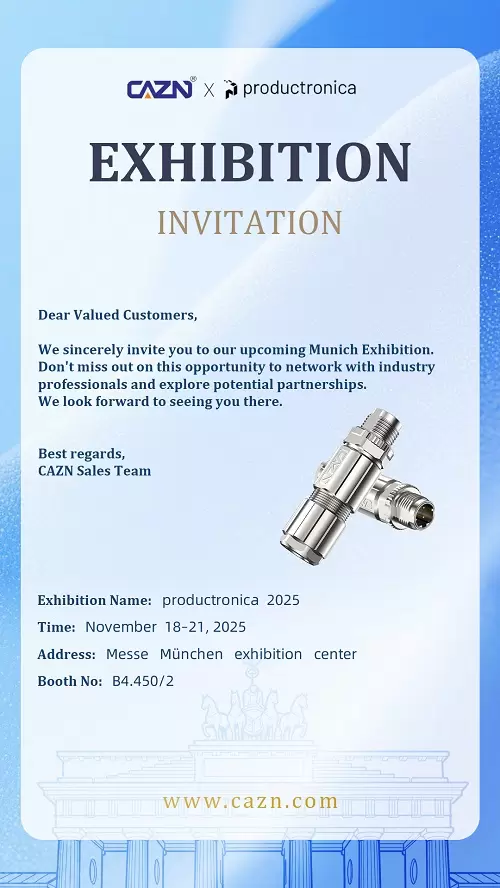 CAZN Electronic Invites You to productronica 2025 in Munich!