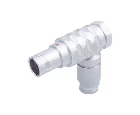 B Series TPG 90 ° Angled Plug with Cable Clamp